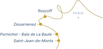 Carte des centres de thalassothérapie