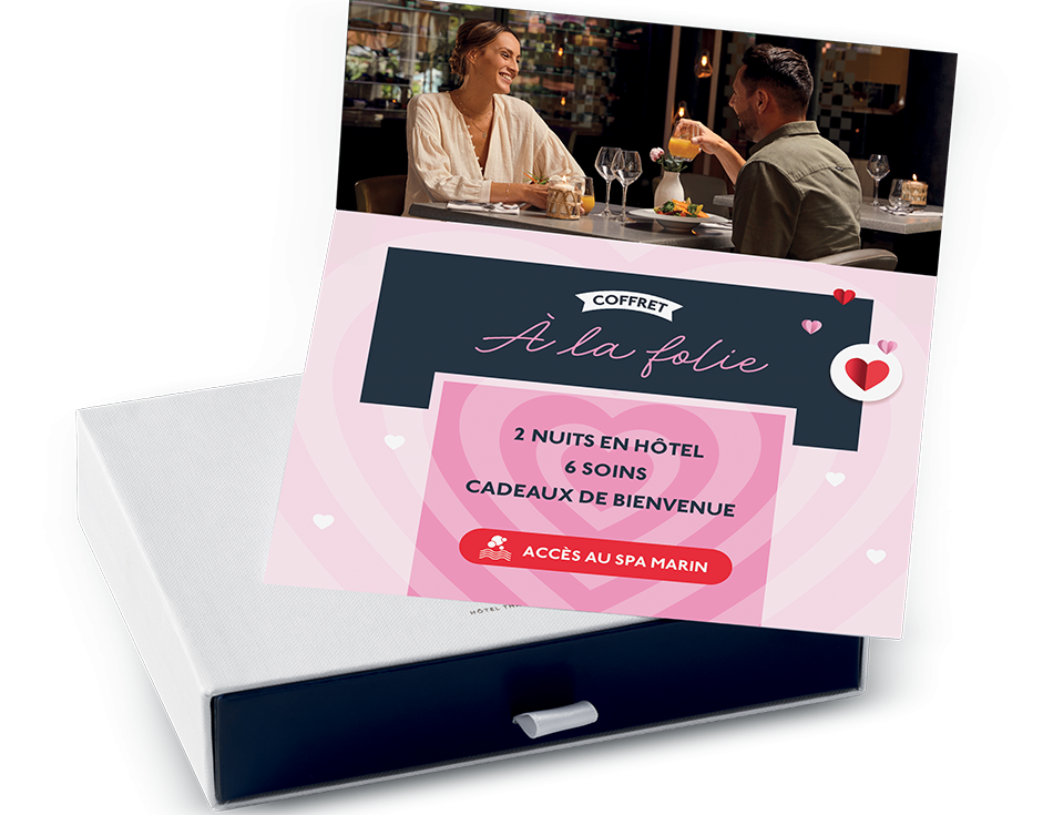 COFFRET CADEAU MOIS DE L'AMOUR VIGNETTE A LA FOLIE