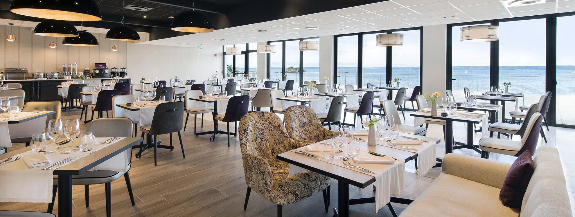 Salle intérieure restaurant Valdys Douarnenez