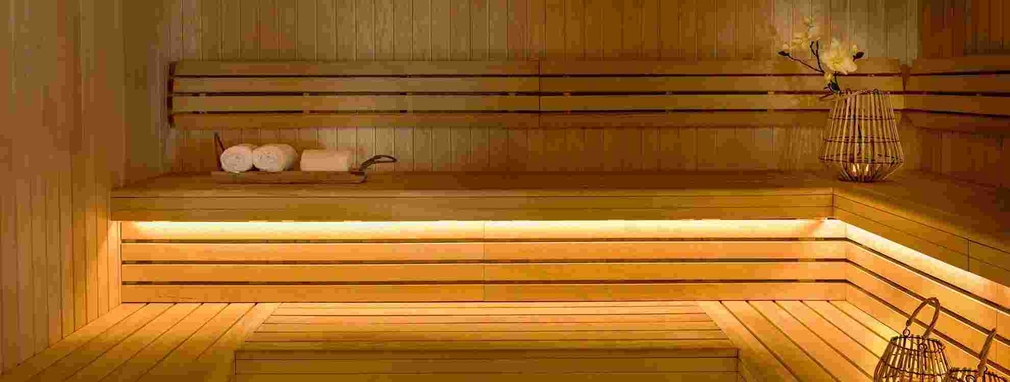 Sauna dans un centre de thalasso