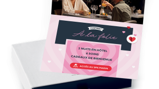 COFFRET CADEAU MOIS DE L'AMOUR VIGNETTE A LA FOLIE