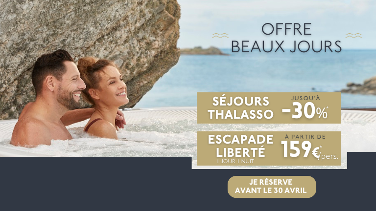 Offre printemps séjours Thalasso & Spa Valdys Resort jusqu'à -30%