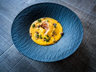 Entrée au restaurant l'Aromatik à Douarnenez