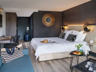 Chambre avec balcon vue mer hotel spa Valdys vendée