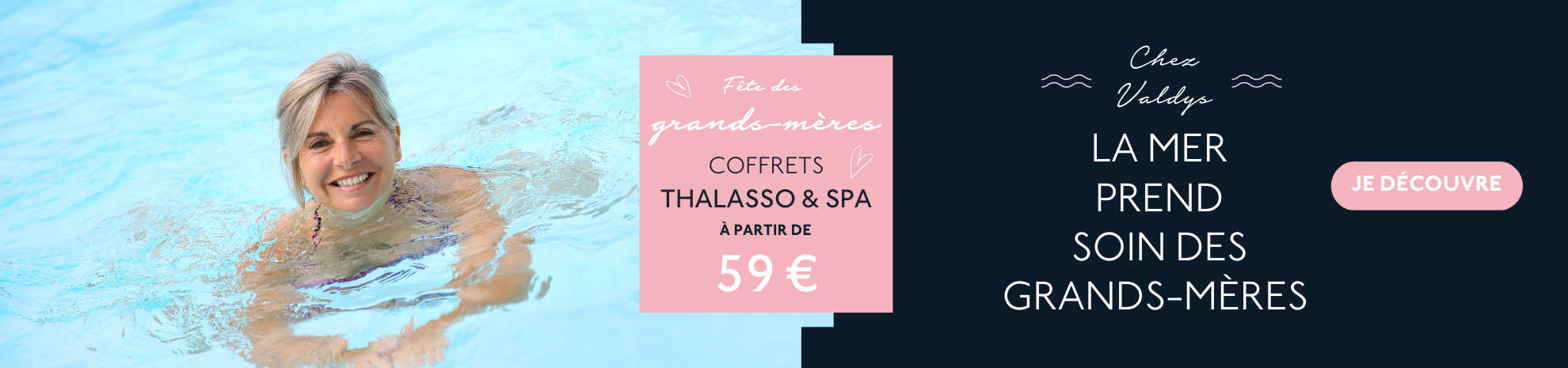 Fête des grands-mères - Coffrets Thalasso & Spa à partir de 59 €