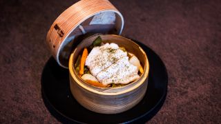 Plat au restaurant l'Aromatik à Douarnenez