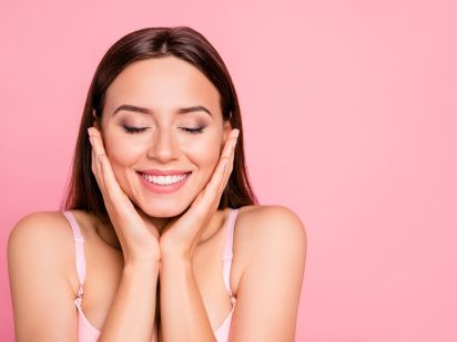 femme après un soin visage ciblé
