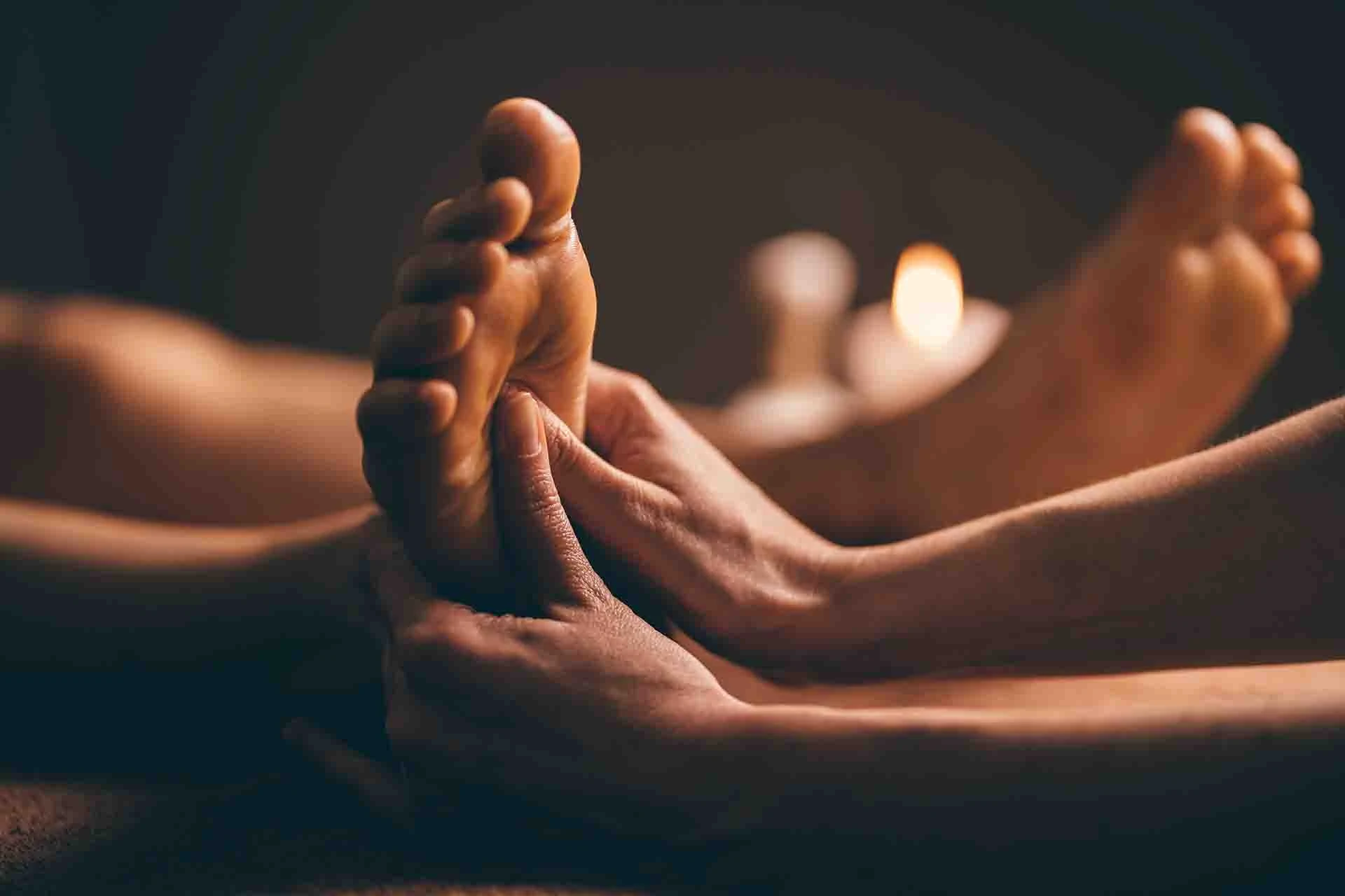 massage reflexe des pieds