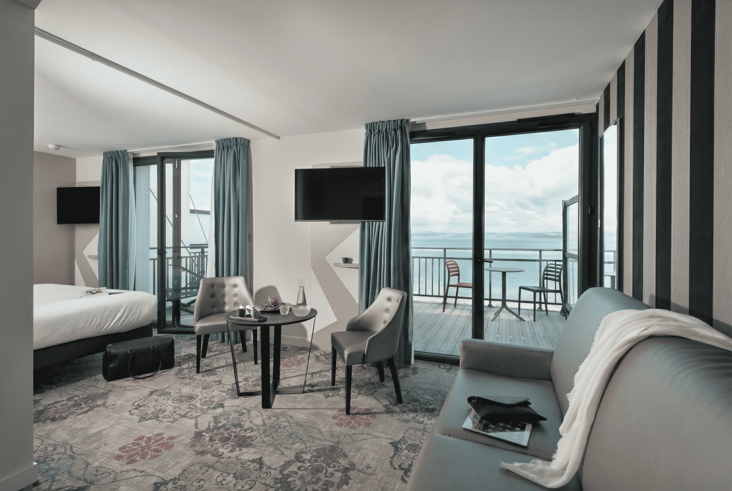Chambre premium vue mer - hotel*** Douarnenez